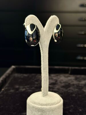 H MARKA MODEL AYNA SILVER ÇELİK KÜPE