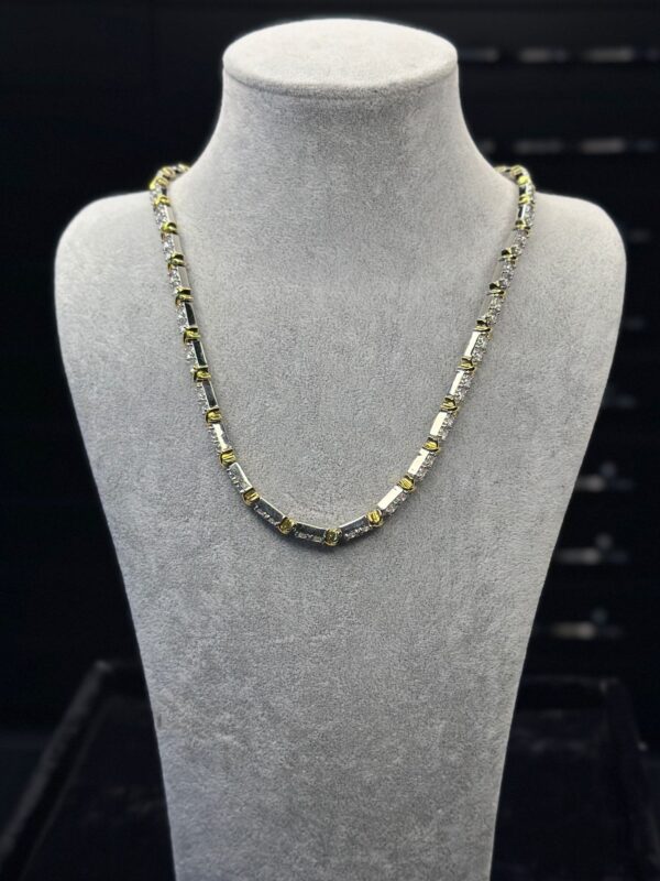 X GOLD & SILVER KALIN ÇELİK KOLYE